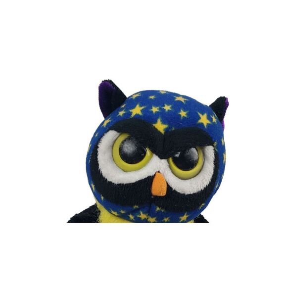 Ganz Webkinz Midnight Owl Plush No Code Stuffed Animal Toy Doll Stars Halloween - Picture 5 of 12